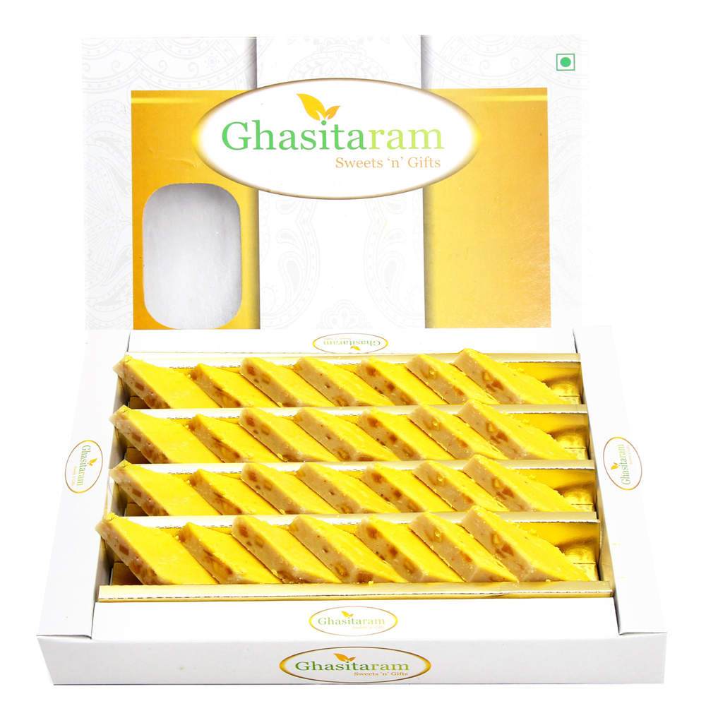 Ghasitaram's Mango Fruit Kaju Katli 400 gms