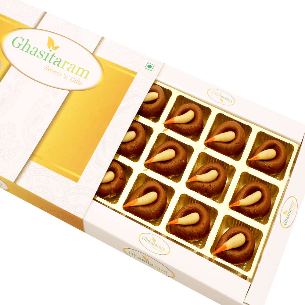 Ghasitaram's Mathura Diyas in White Box
