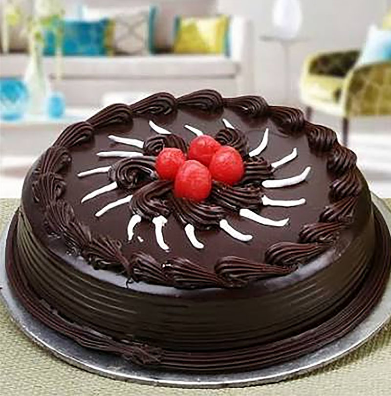 Mouth Watering Dark Chocolate Cake