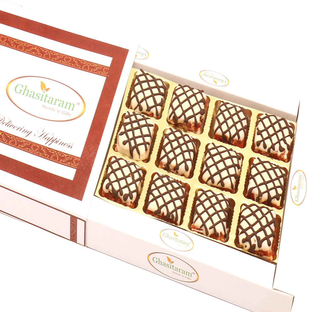 Anjeer Chocolate Bites in White Box