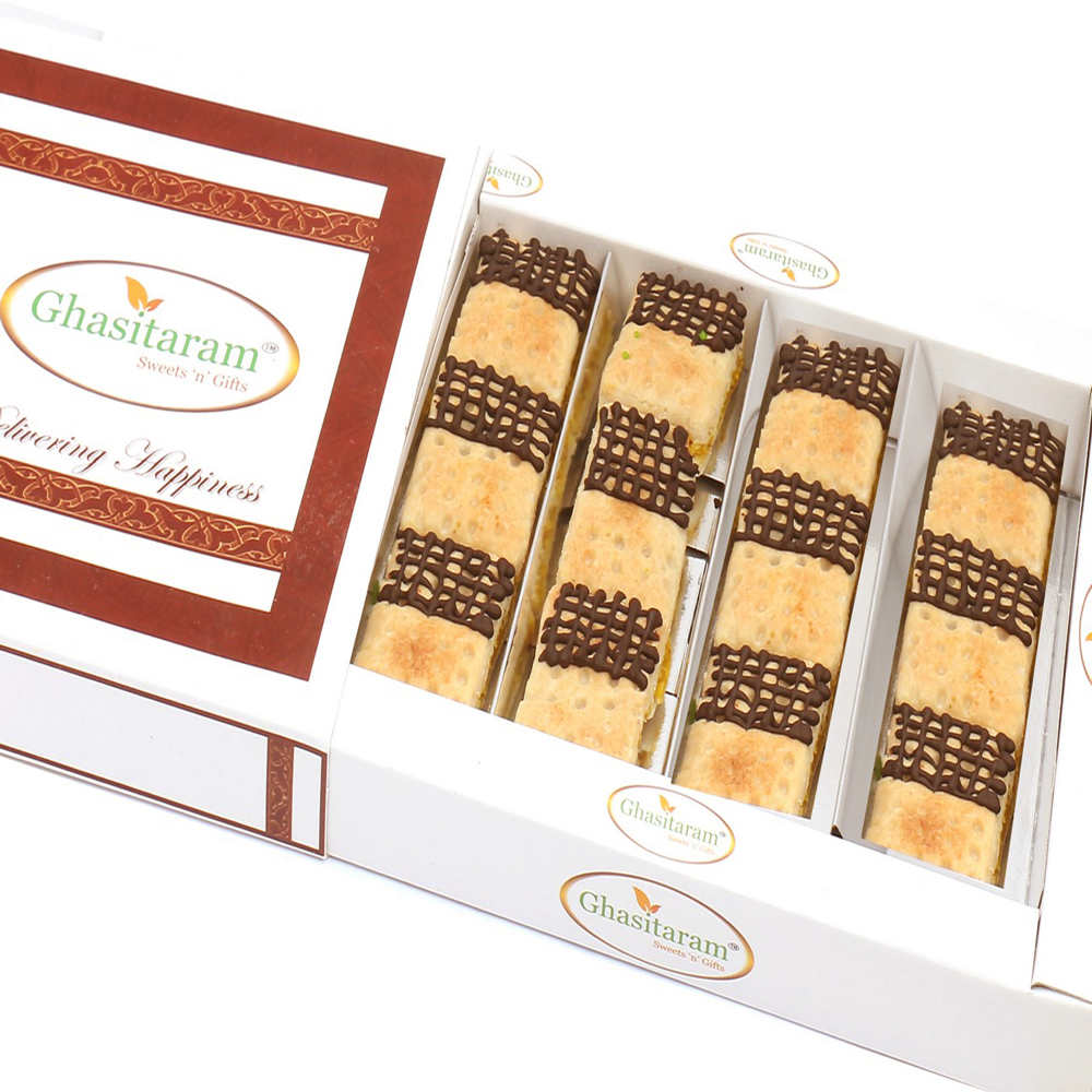 Baked Almond Chocolate Biscuits 400 gms