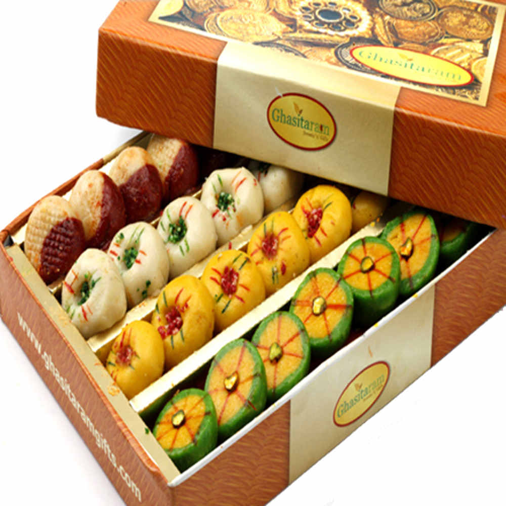 Ghasitaram's Sugarfree Assorted Mithai Box 400 gms
