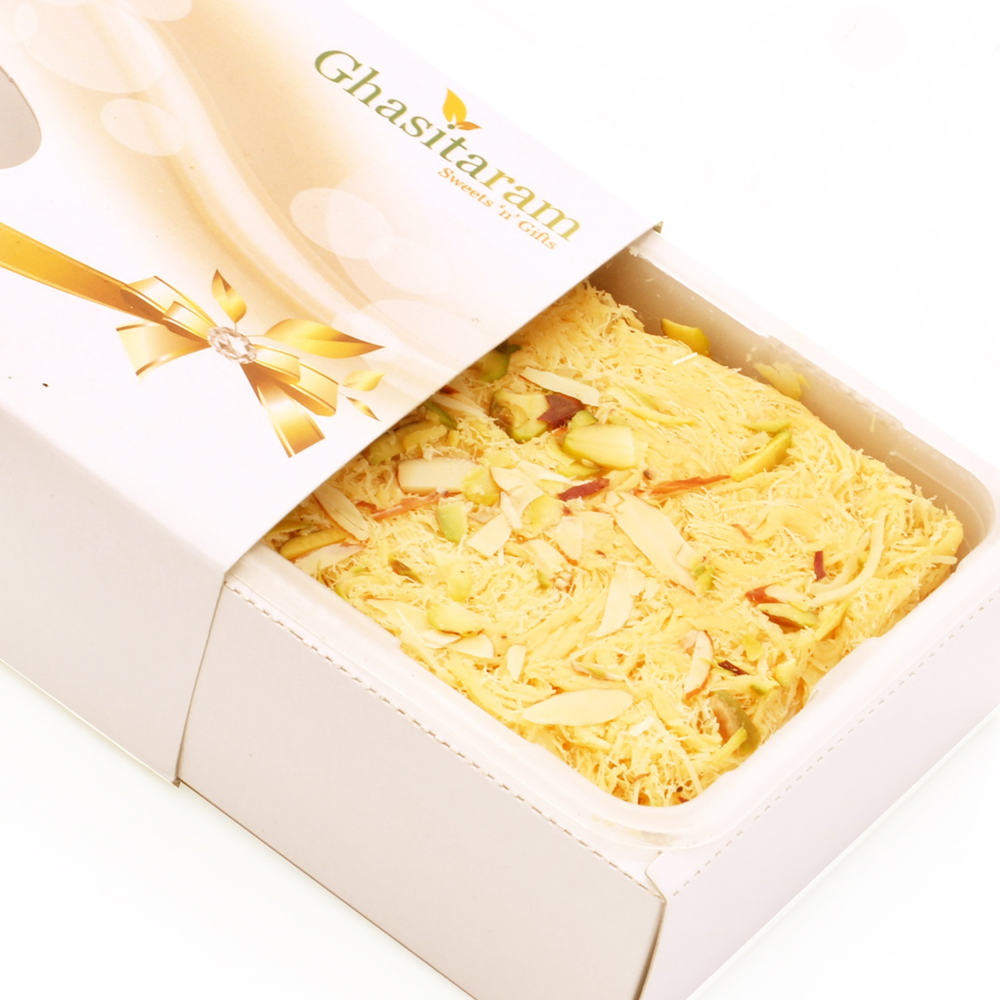 Ghasitaram Gifts Sweets - Butter Scotch Soan Papdi 400 gms