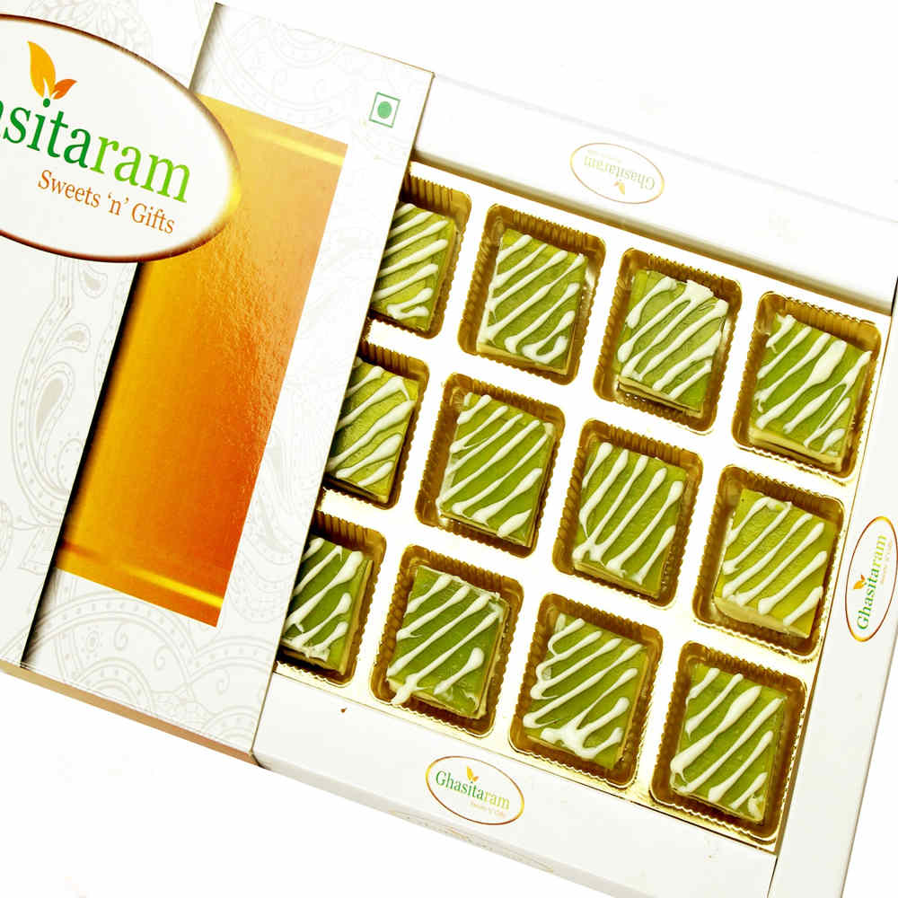 Ghasitaram Gifts Sweets - Green Mango Bite 12 pcs