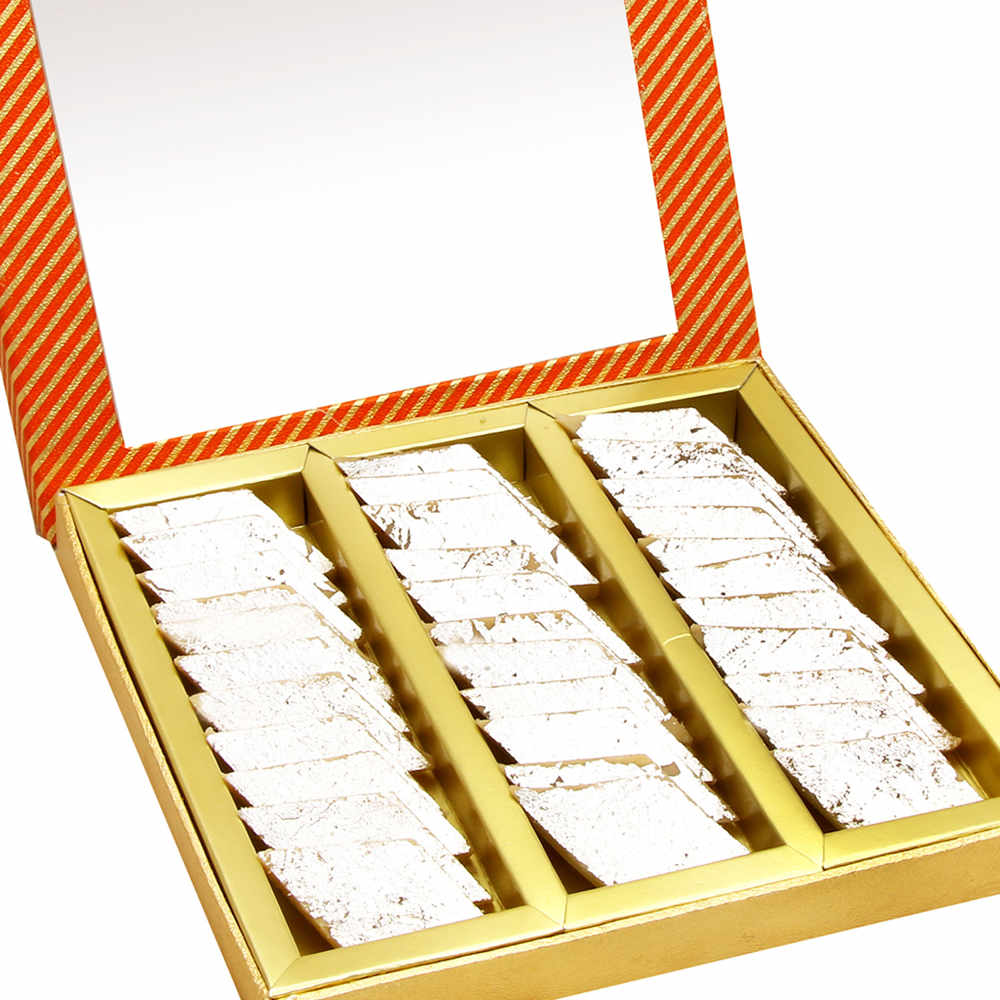 Sweets- Pure Kaju Katlis in Box