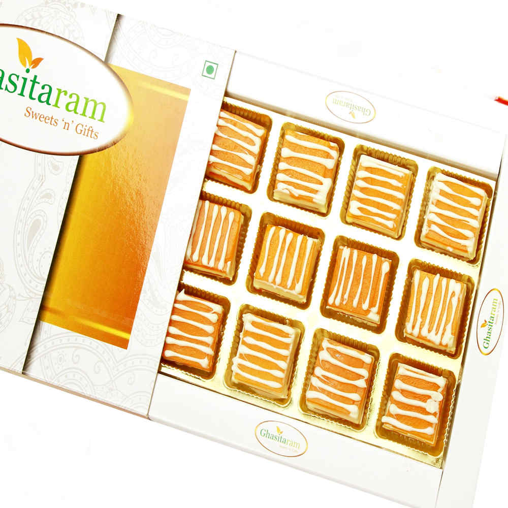 Ghasitaram Gifts Sweets - Mango Bite 12 pcs