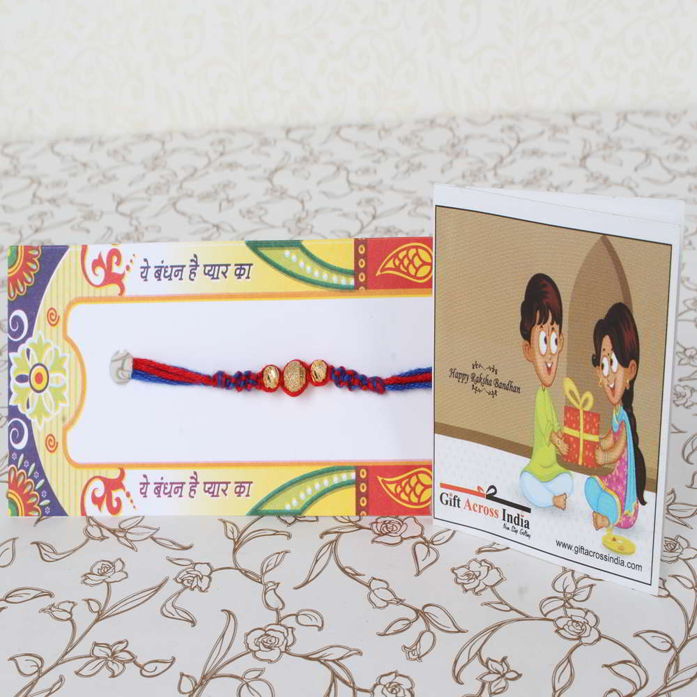 Trendy Thread Design Rakhi