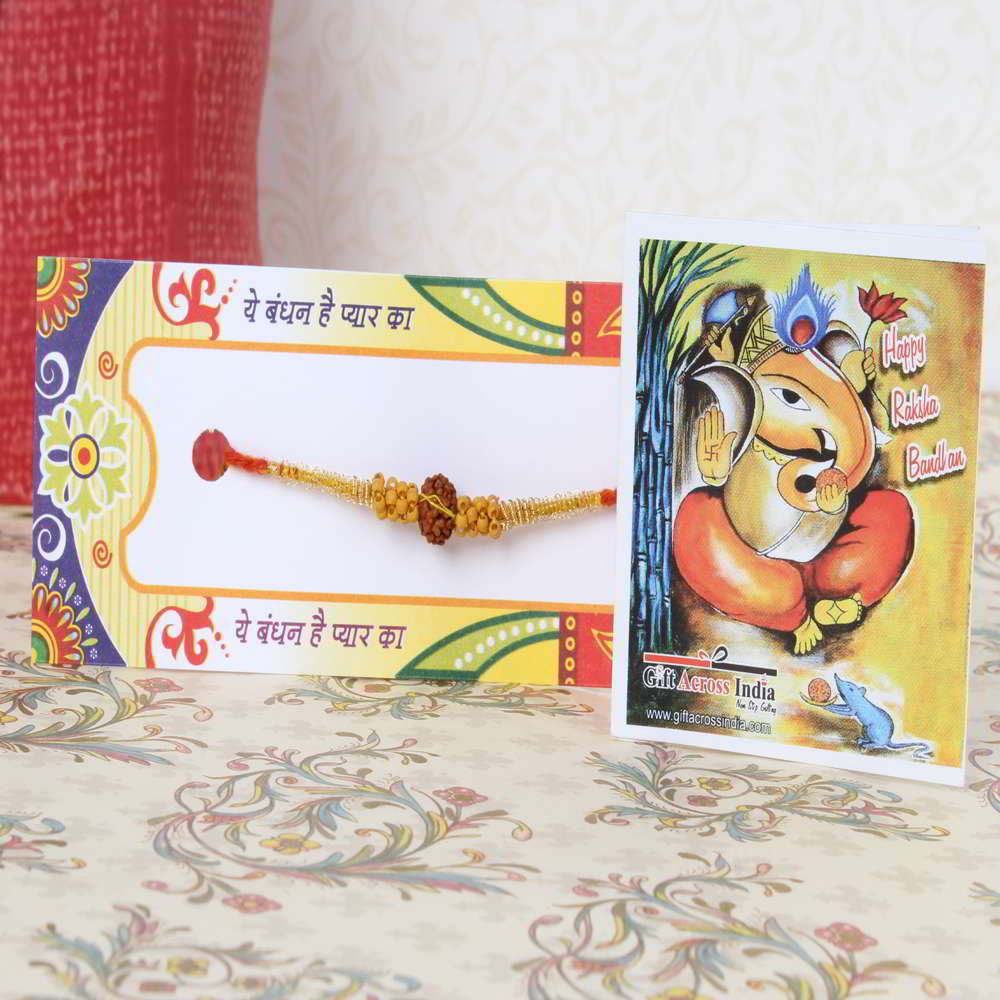 Designer Rudraksha Rakhi