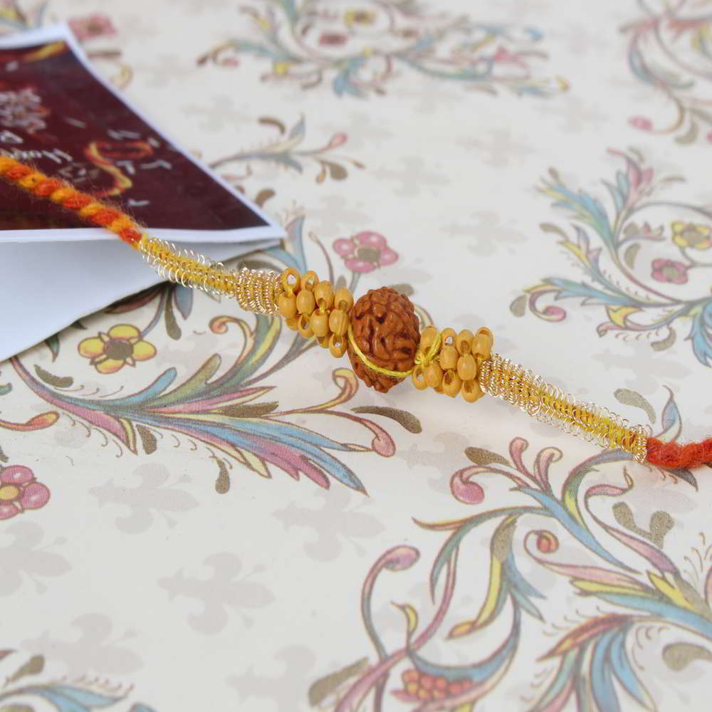 Designer Rudraksha Rakhi