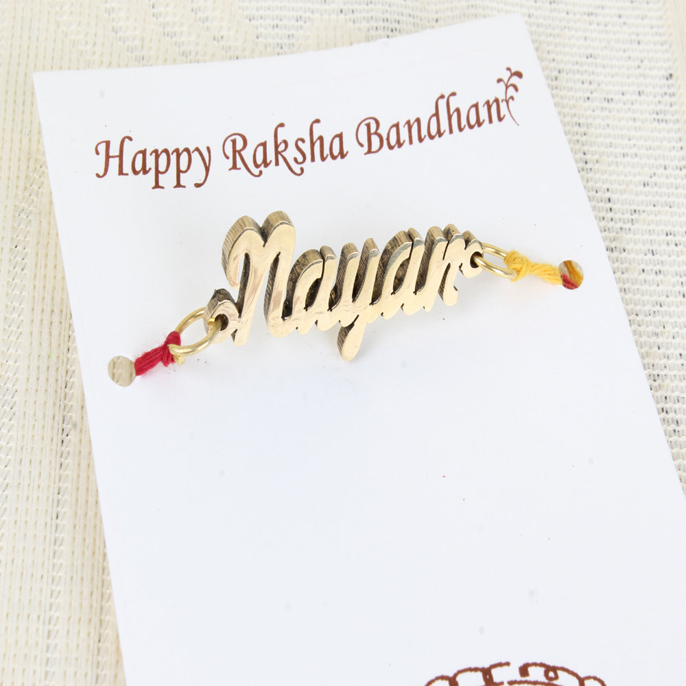 Bhaiya Name Personalized Rakhi