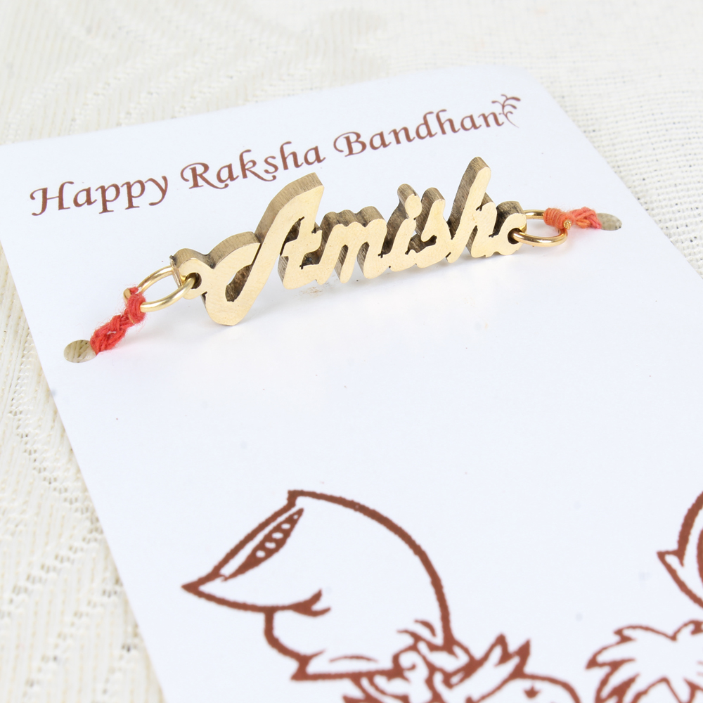 Personalized Rakhi with Bhaiya Name