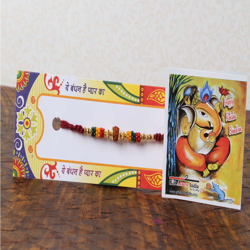 Fancy Rudraksha Rakhi