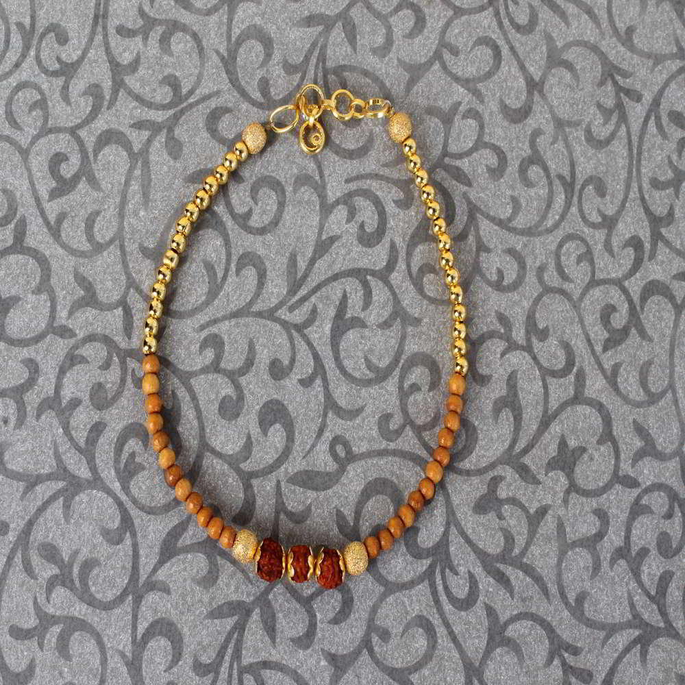 Wooden Bracelet Rakhi-Worldwide