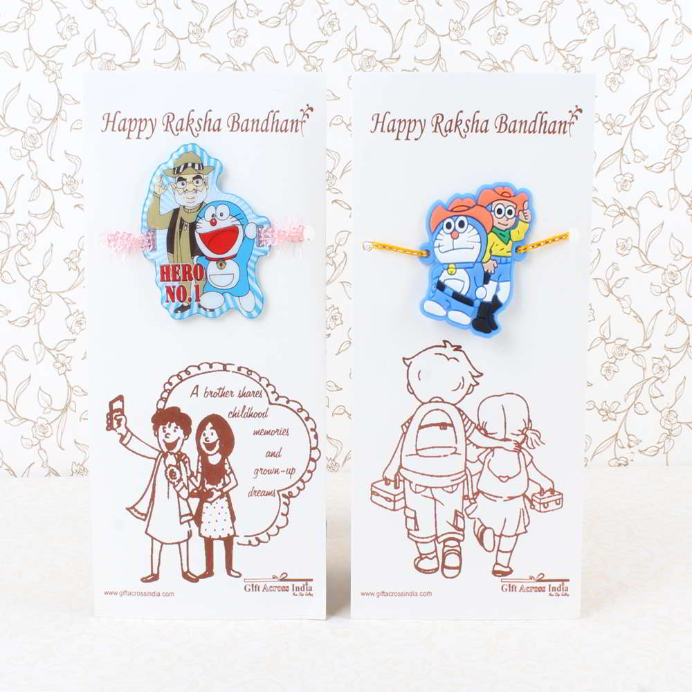 Doraemon with Modi and Nobita Rakhi for Kids - Australia