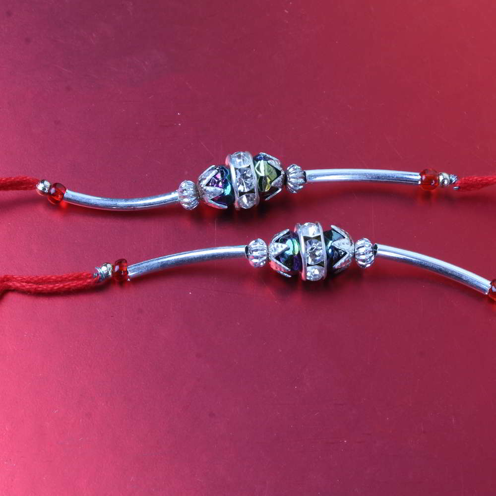 Sliver and Simple Rakhis for Bhai