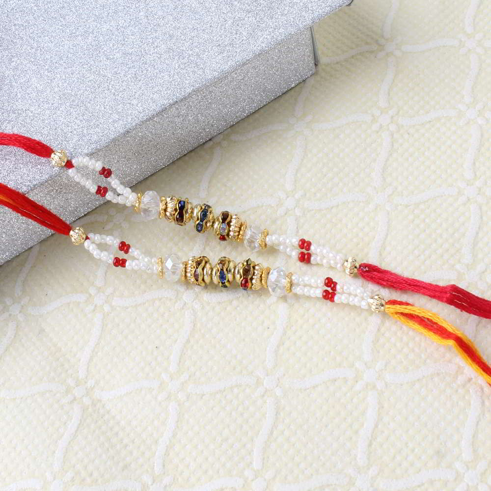 Duet Fancy Multi Beads Rakhi