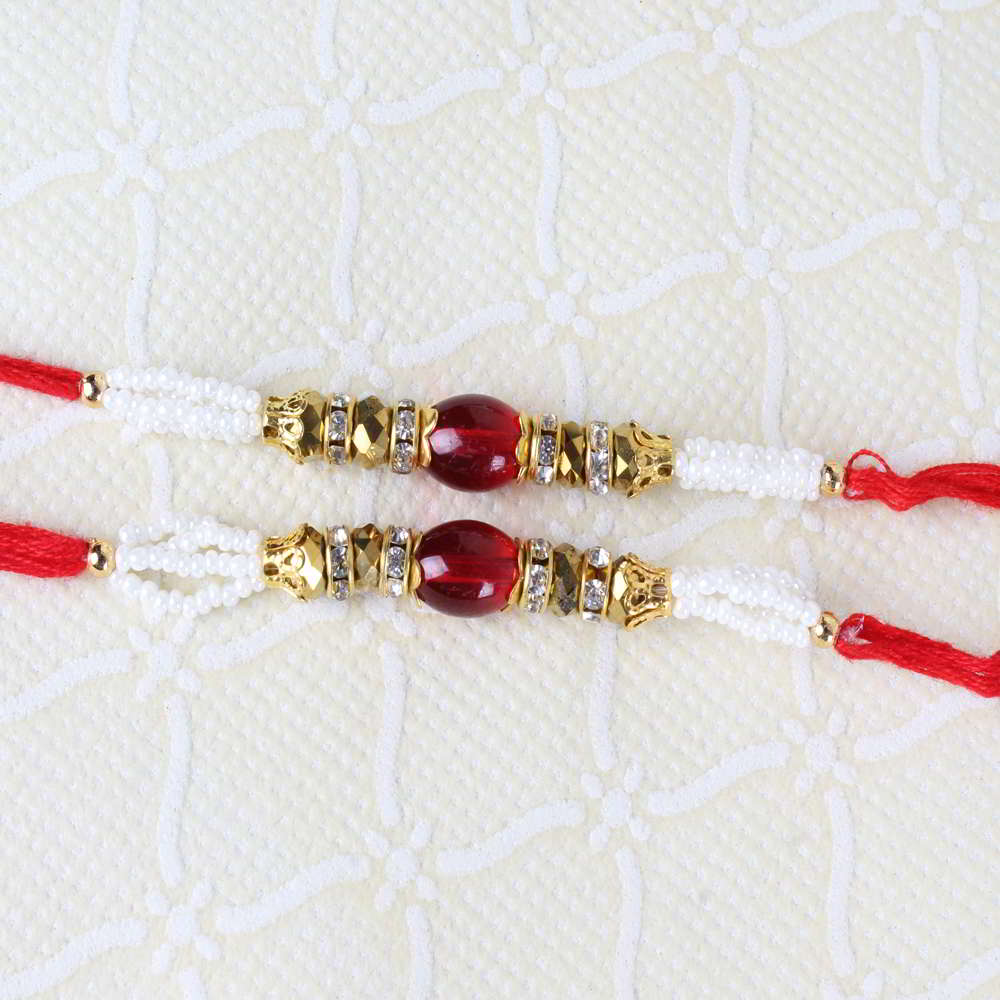 Combo of Two Finest Beads Rakhi  - Australia