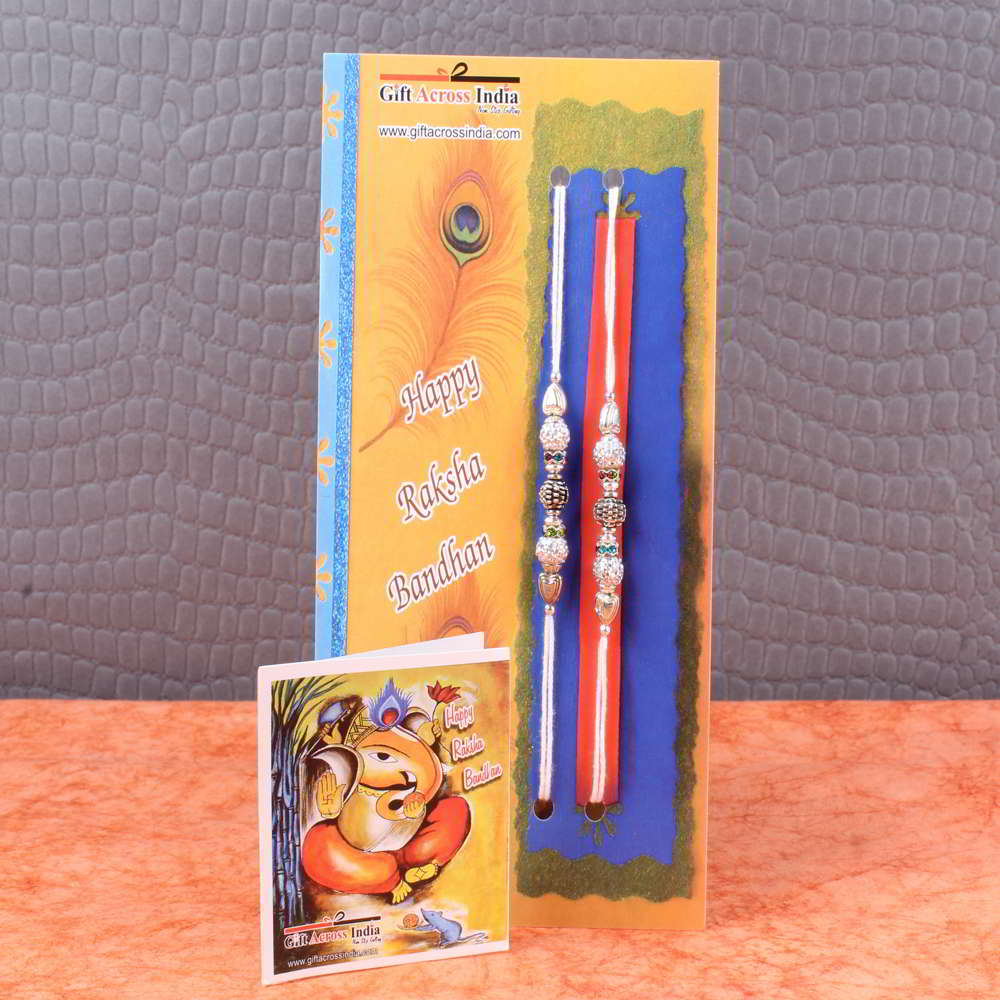 Duo Silver Designer Rakhi