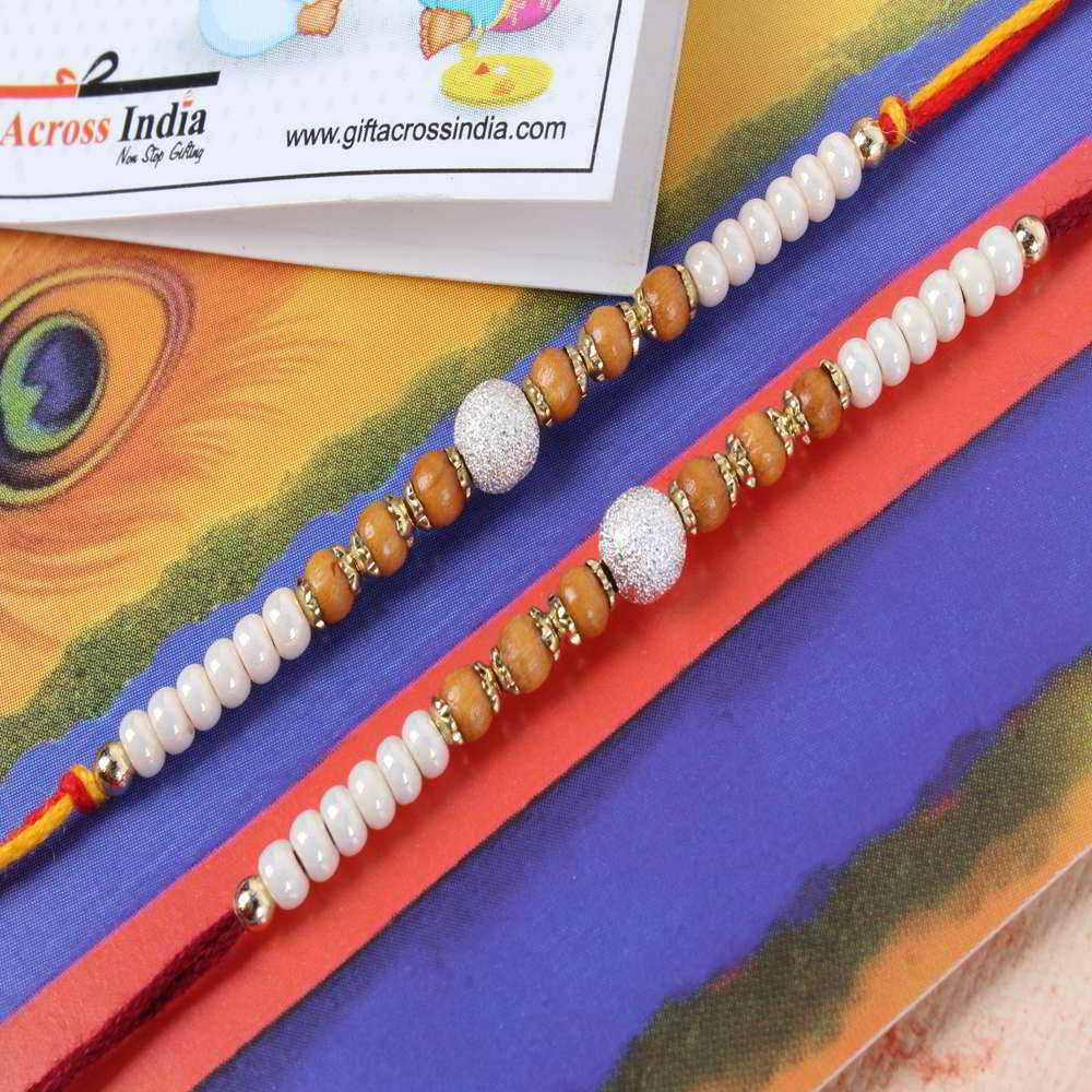 Attractive Set of Two Rakhi for Brother