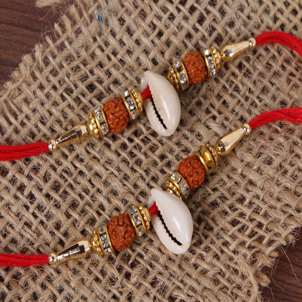 Set of Two Kodi Rudraksha Rakhi - Australia