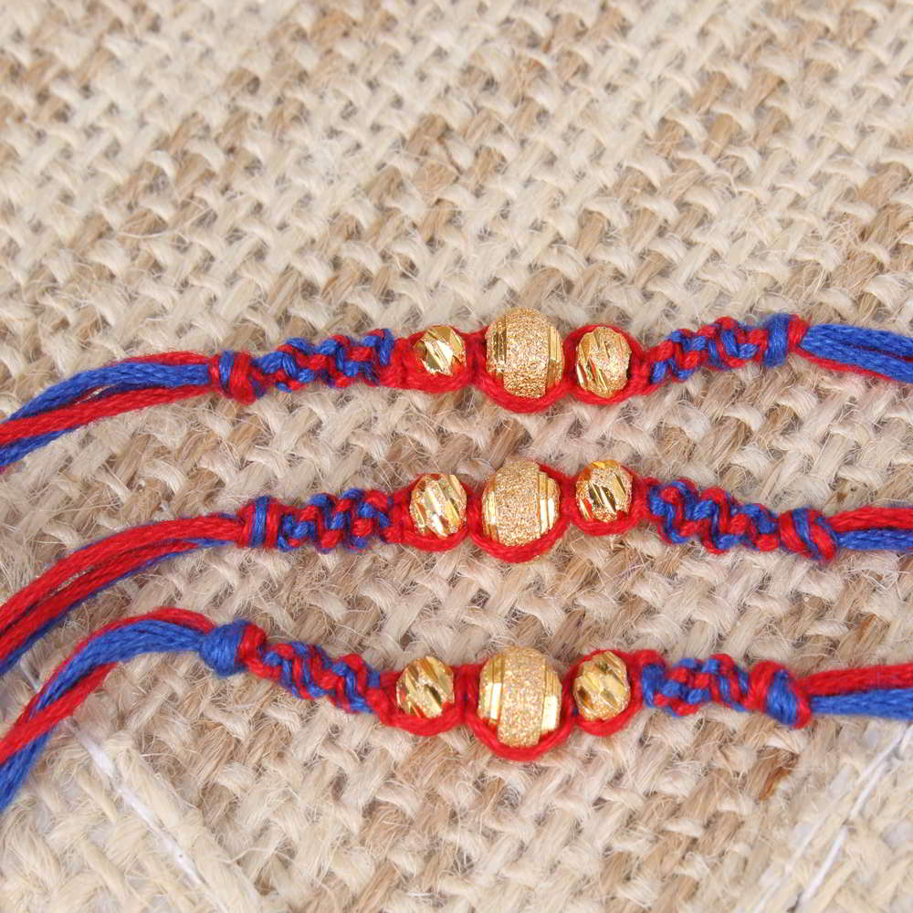 Set of Three Unique Design Rakhis