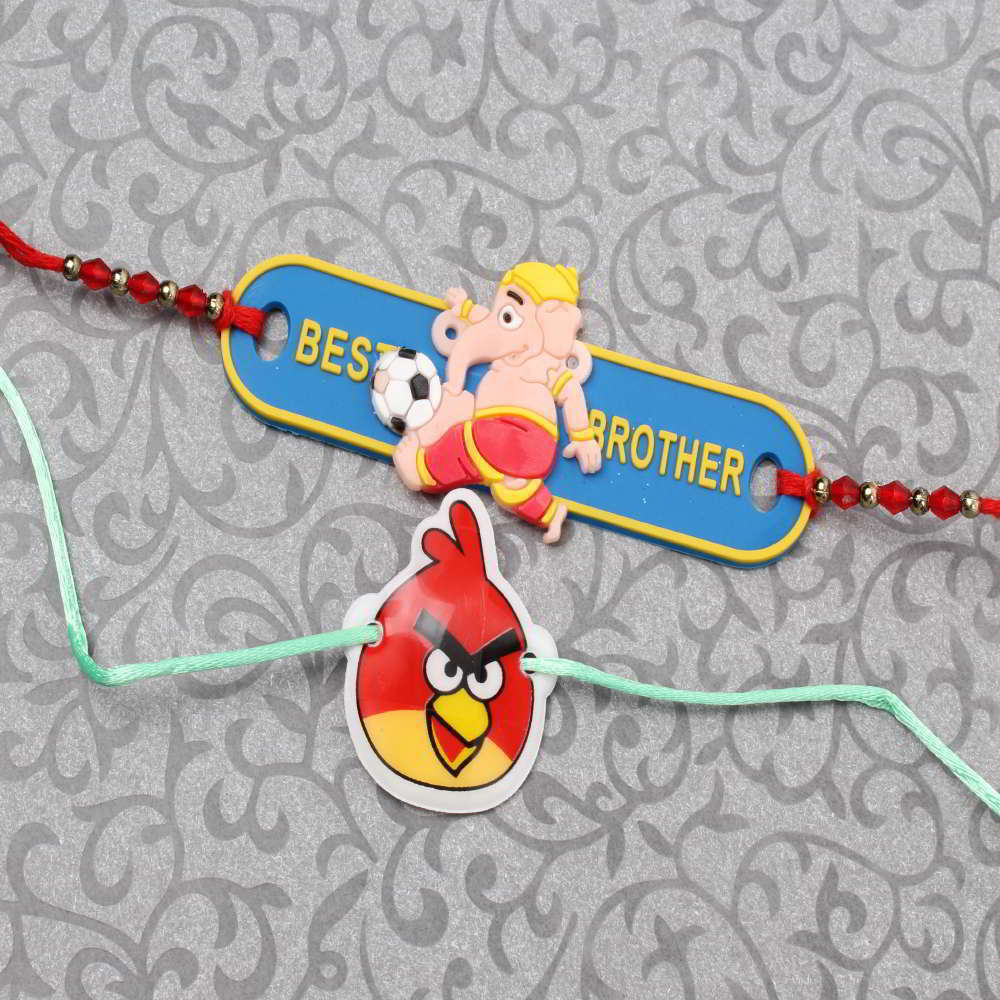 Rakhi for Kids of Angry Bird and Ganesha - Australia