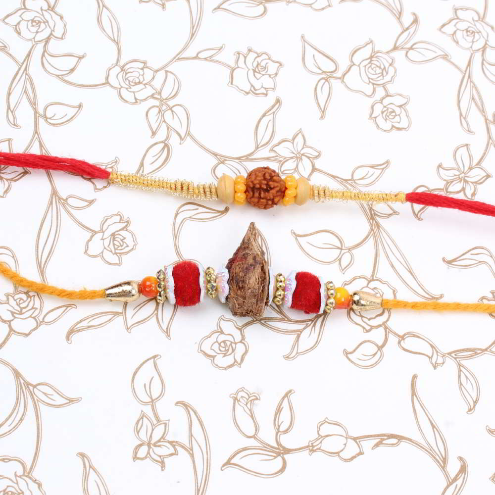 Nariyal and Rudraksh Rakhi for Brother