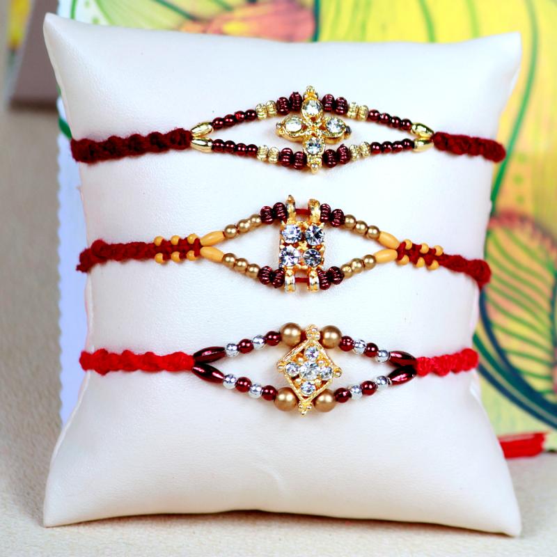 Endearing Emotions Set of 3 Rakhis