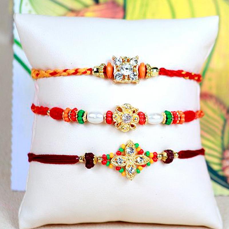 Trendy Three Rakhi Threads