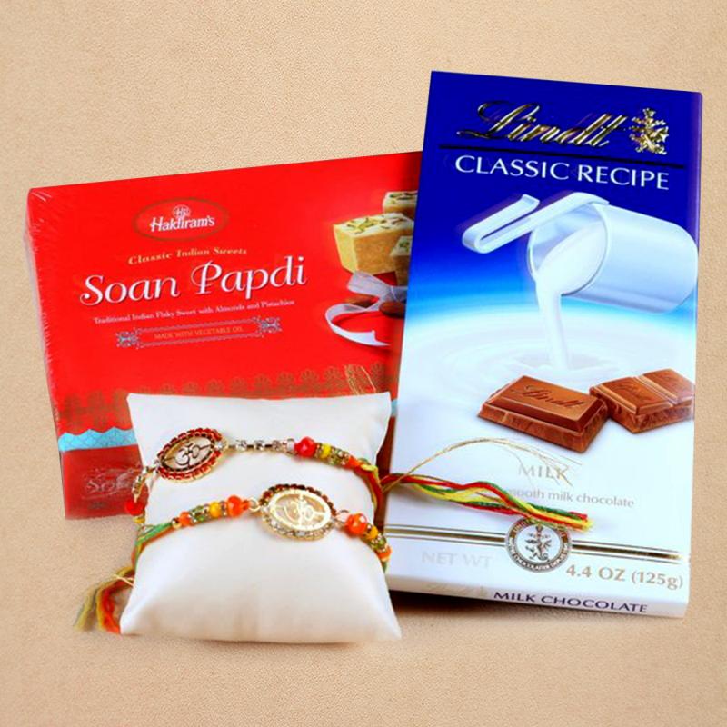 Rakhis Chocolate and Soan papdi