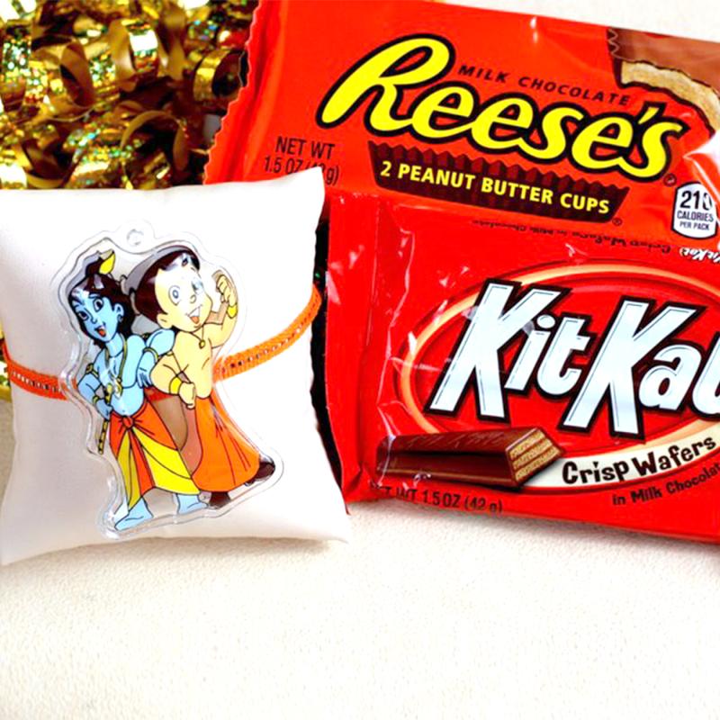 Kids Rakhi and Kit Kat Hamper