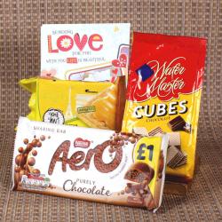 Valentine Romantic Hampers For Him - Imported Chocolate hamper for Valentines Day
