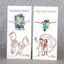 Combo of Two Cartoon Characters Rakhi for Kids