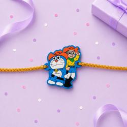 Kids Rakhi Gifts - Nobita Doraemon Rakhi for Kids