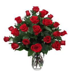 Gudi Padwa Ugadi - Lovely Red Roses In Vase