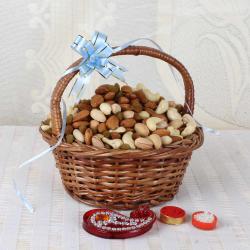 Bhai Dooj Gift Combos - Bhai Dooj Exclusive Assorted Dry Fruit Basket