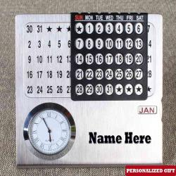 Rakhi Personalized Gifts - Customized Name on Calendar