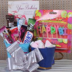 Birthday Gifts for Brother - Birthday Buckets of Chocolate Marshmallow 