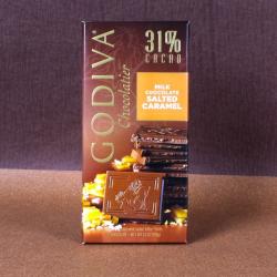 Send Godiva Chocolatier 31% Cacao Salted Caramel Milk Chocolate To Chennai