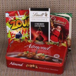 Send Christmas Gift Christmas Combo of Imported Chocolate To Kanpur