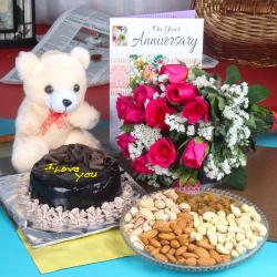 Send Anniversary Dry fruit Treat To Mangalore