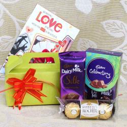 Valentines Romantic Chocolate Hampers - Beautiful Combo for Valentines Day
