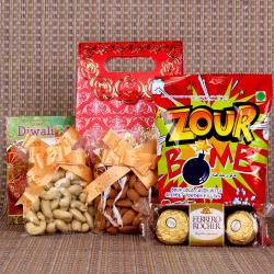 Send Diwali Gift Zour Bomb Candy combo for diwali To Eluru