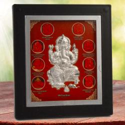 Anniversary Spiritual Gifts - Shree Ashtavinayak Frame