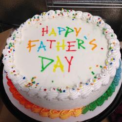 Vanilla Cake For Fathers Day 