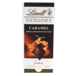 Chocolates for Him - Lindt Excellence Dark Caramel with a Touch of Sea Salt