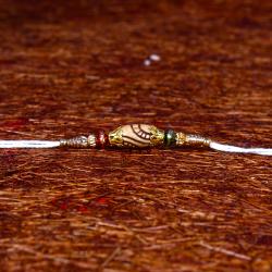 Simple Rakhis - Wooden Designer Rakhi