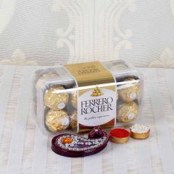 Bhai Dooj Chocolates - Ferrero Rocher Chocolate Gift for Bhai Dooj