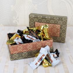 Heart Shaped Chocolates - Miniature Toblerone Chocolate Gift