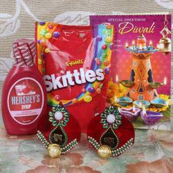 Diwali Chocolates - Skittles Chocolate Diwali Hamper